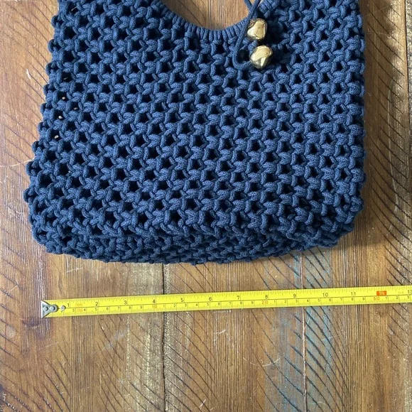 Women’s Madewell Carmen Rope Bag New NWT Crochet Woven Purse - Picture 5 of 8